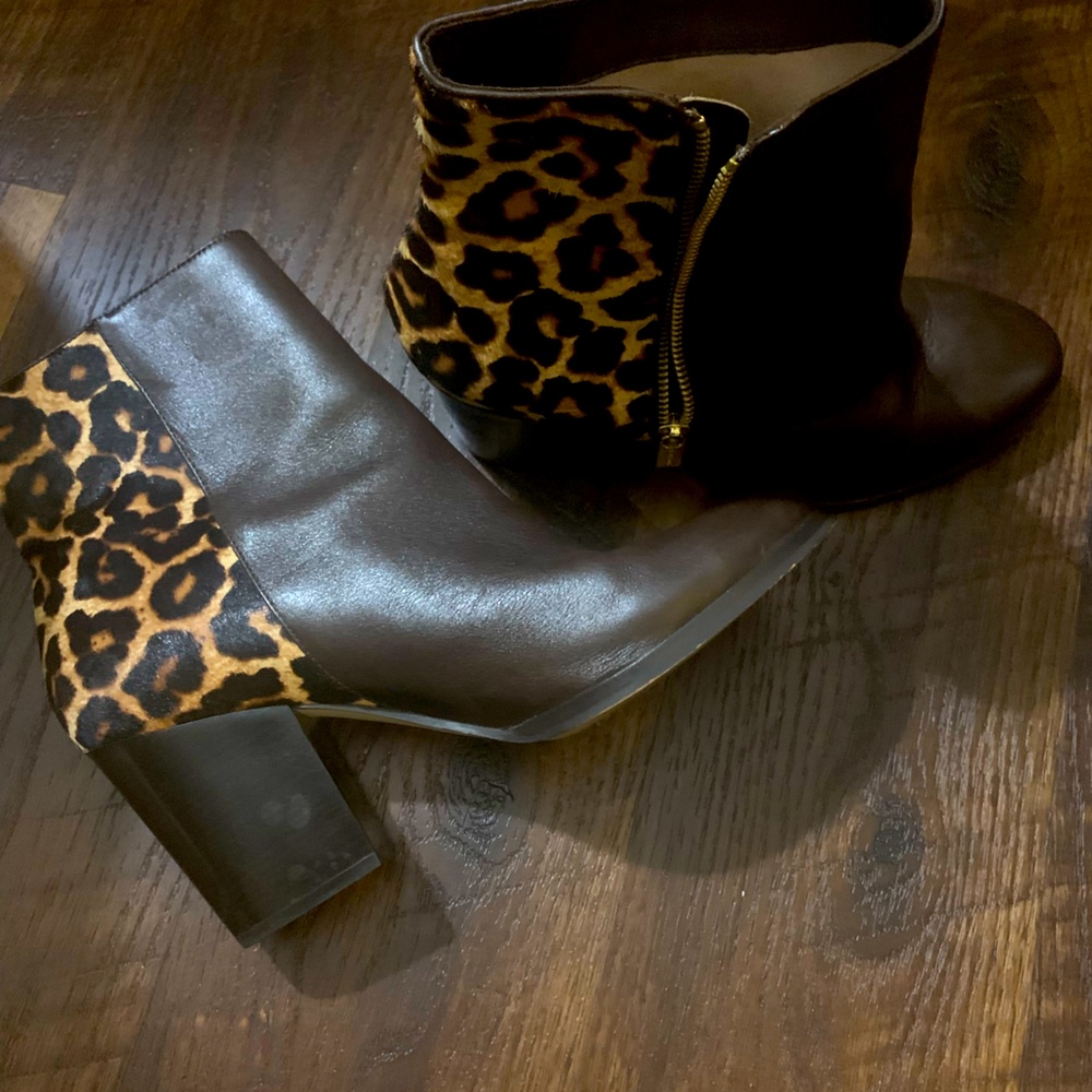 Michael Kors Leather Booties
